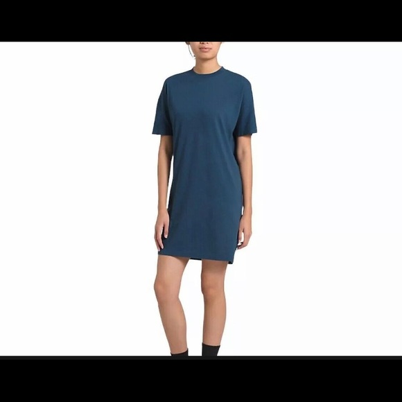 NWT Women's North Face Blue Woodside Hemp Dress - Picture 1 of 4